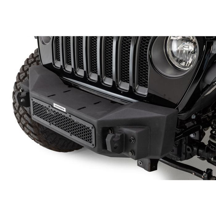 Go Rhino Rockline Winch-Ready Front Stubby Bumper For Jeep Model 331100T