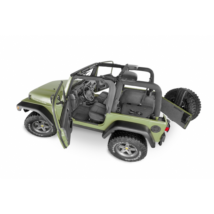 Bedrug Jeep Bedtred Front 3Pc Flr Kit (W/O Cntr Cnsl) Model BTTJ97FNC