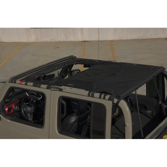 Smittybilt Extended Shade Top w/ Skylights - Black Diamond/Mesh (20+ JT) Model 97502