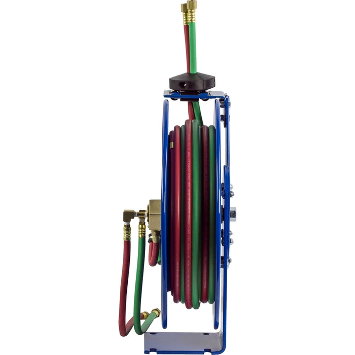 P-W Series Spring Driven Welding Hose Reel 1/4 in. x 25 ft. oxy-acet - Hose Included 200 PSI Model P-W-125