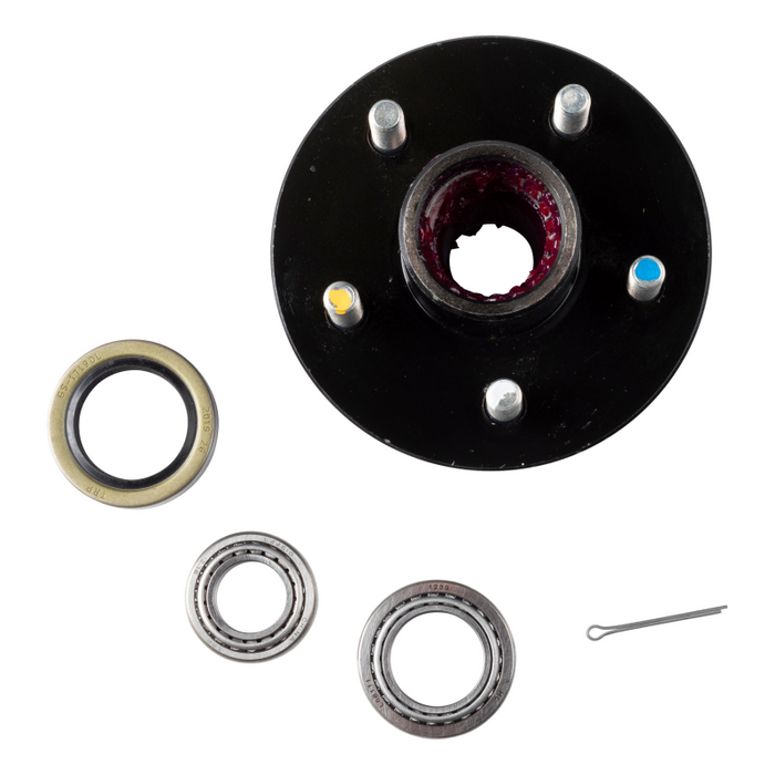 CURT Idler Hub, 5 on 4.5"; 5.5" Hub Flange - 2,200 lbs. (with Bearing Cone Kit) Model 814207