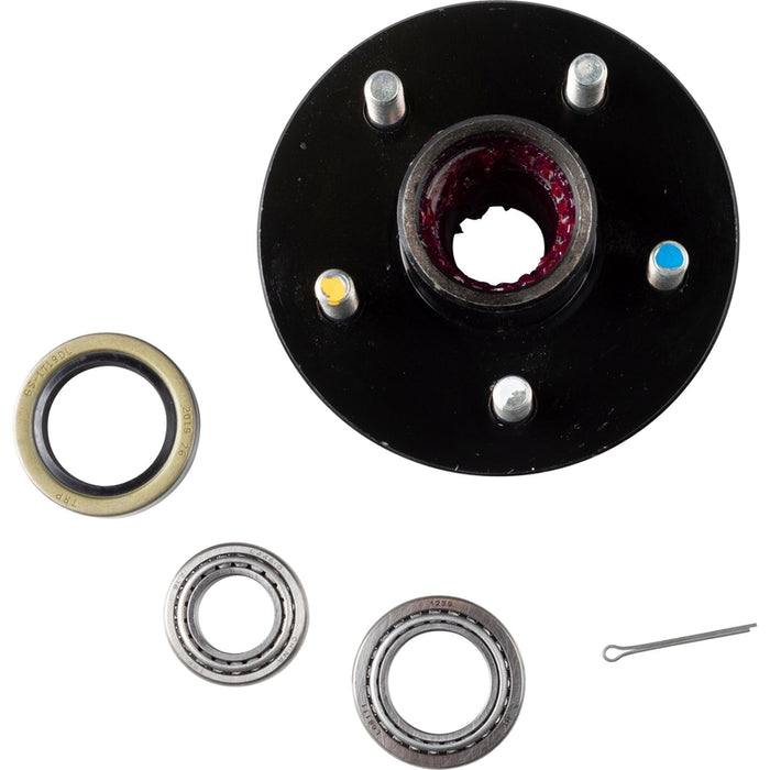 CURT Idler Hub, 5 on 4.5"; 5.5" Hub Flange - 2,200 lbs. (with Bearing Cone Kit) Model 814207