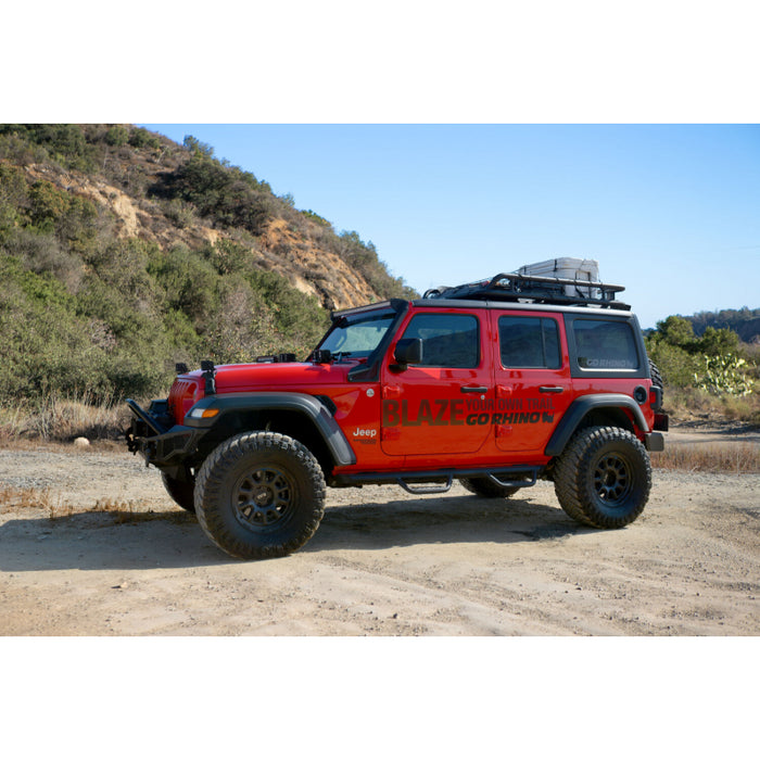 Go Rhino SRM600 65" Long x 52" Wide Tubular Basket Style Roof Rack Model 5936065T