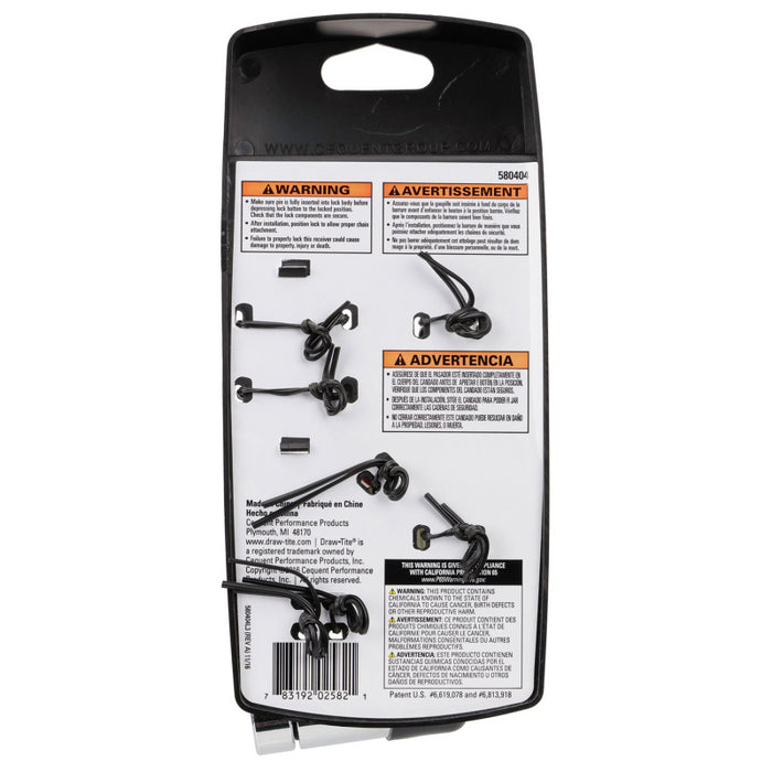 Draw-Tite Trailer Hitch and Coupler Lock Set Model 580404