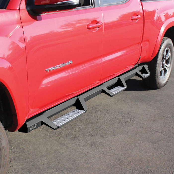 Westin HDX Drop Wheel to Wheel Side Steps Textured Black Stainless Steel For Double Cab Model 56-5341852