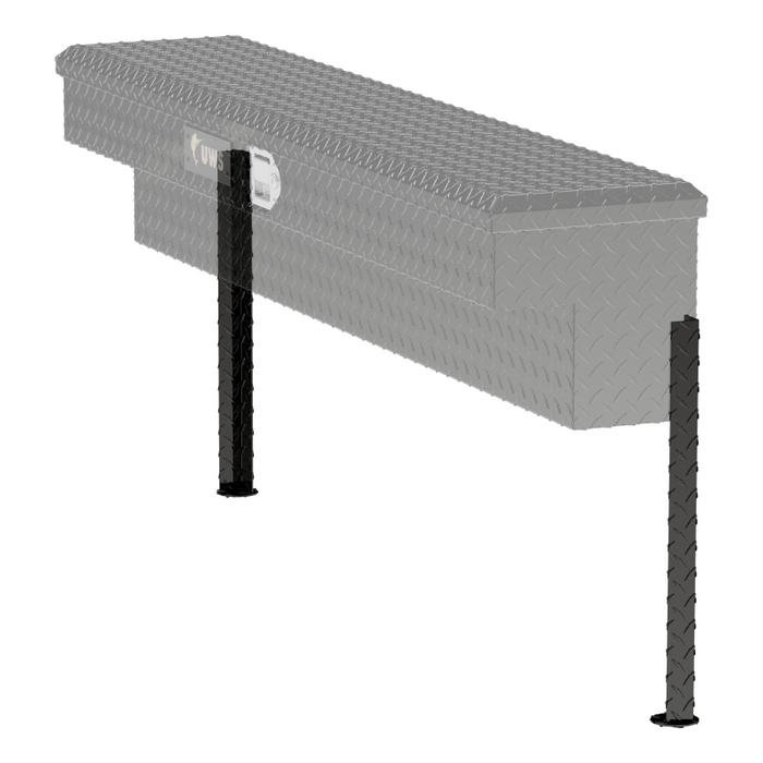 UWS Replacement Black Aluminum Truck Side Tool Box Legs, 1 Pair Model SM-LEGS-BLK