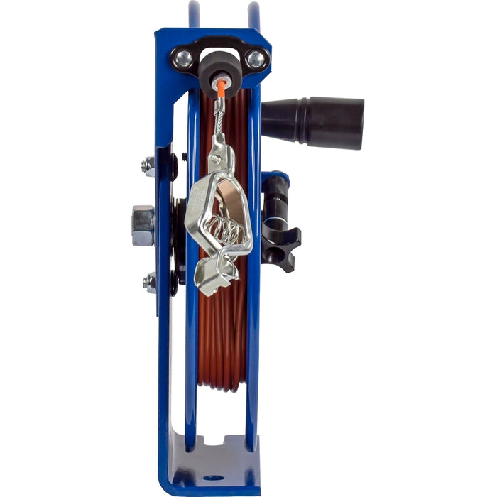 Coxreels SDH Series Hand Crank Static Discharge Stainless Steel Cable Reel 100 ft. - Hose Included Model SDH-100-1