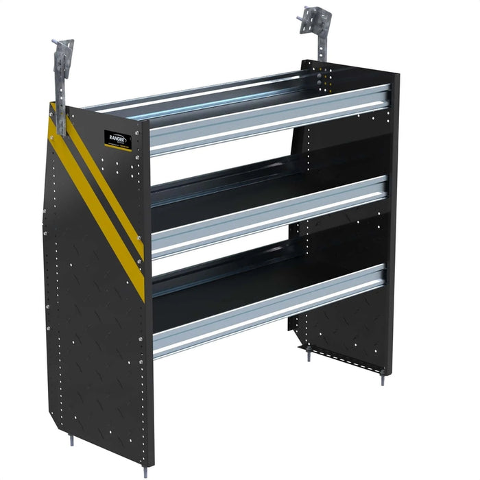 Ranger Design N4 3 Tray Steel Deep Van Shelving for Low Roof Vans 20"x48"x44.5" Model N4-DS48-3