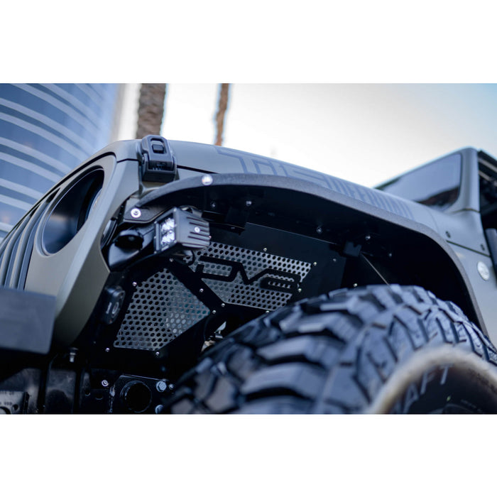 DV8 Offroad 2018-2018 Jeep Wrangler JL JLU Gladiator JT Front Inner Fenders Model INFEND-03FB
