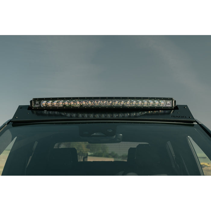 Rago Fabrication 2022-2025 Rivian R1T Roof Rack w/ Light Pocket (Honeycomb) Model AC940650103
