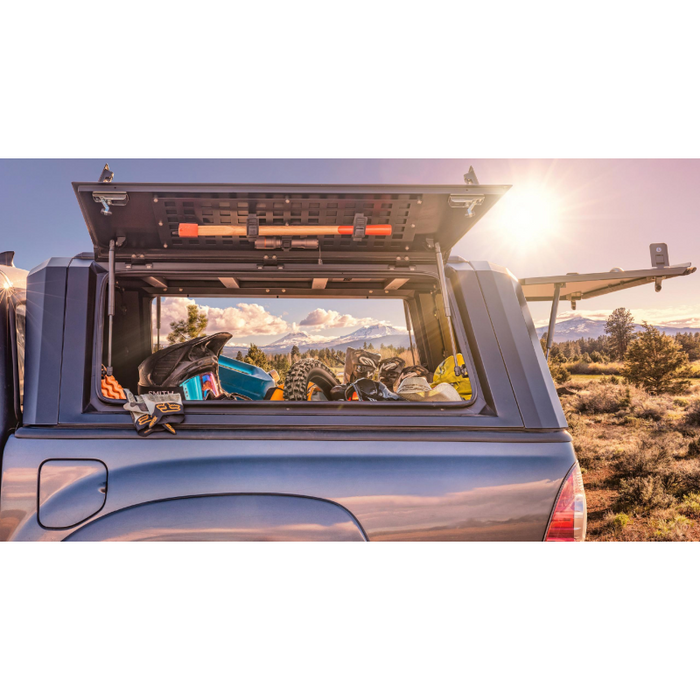 SmartCap Matte Black Truck Bed Cap EVOd Defender Series w/ Horizontal Locks Model ED0601-MB
