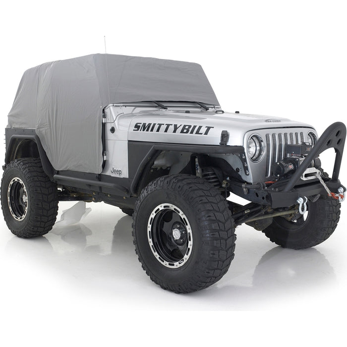 Smittybilt Cab Cover w/ Door Flaps - Gray (92-06 YJ/TJ) Model 1061