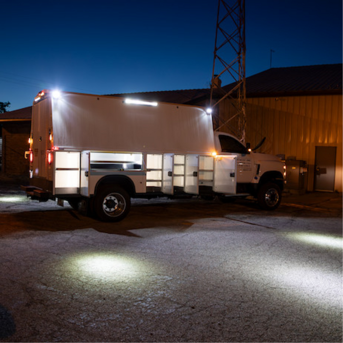 Buyers Products 48 Inch Silicone 72-LED Strip Lights with 3M Adhesive Backing - Clear and Warm Model 5625276