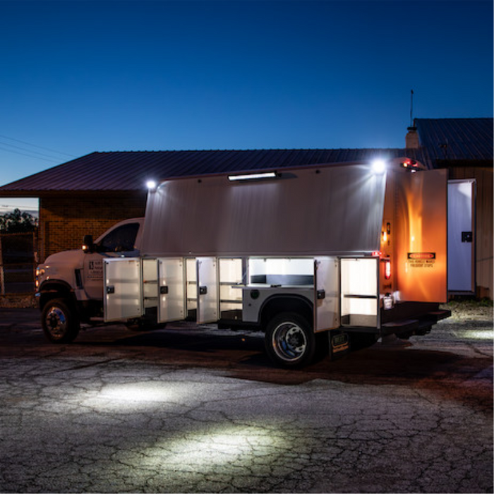 Buyers Products 48 Inch Silicone 72-LED Strip Lights with 3M Adhesive Backing - Clear and Warm Model 5625276