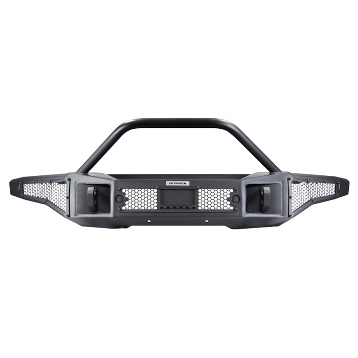 Go Rhino Rockline Winch-Ready Front Full Width Bumper With Overrider For Ford Bronco Model 331401T