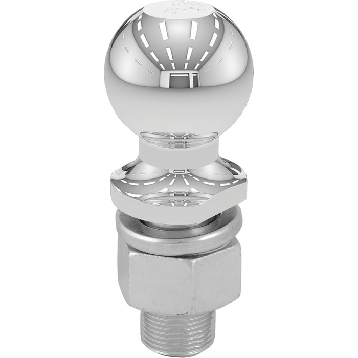 CURT Chrome Trailer Hitch Ball, 10,000 lbs, 2-5/16-Inch Diameter, 1-1/4 x 2-5/8-Inch Shank Model 40006