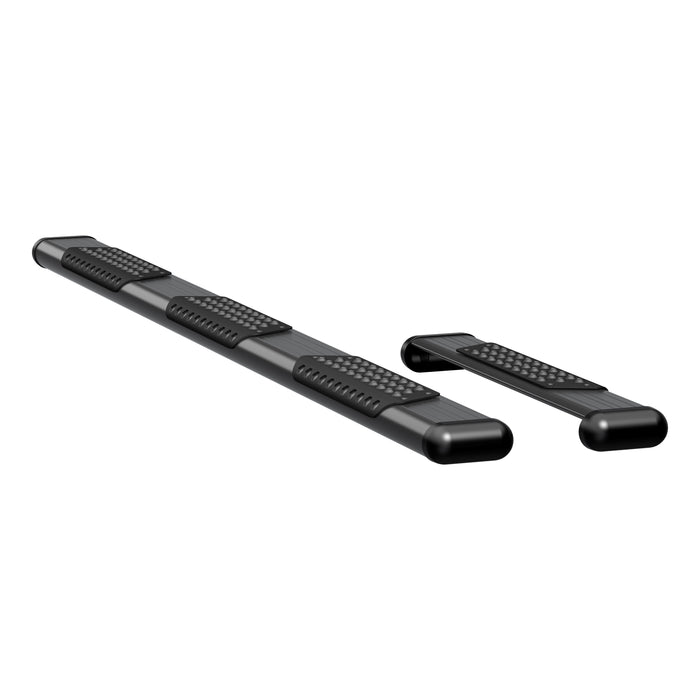 Luverne O-Mega II 6" x 36" 100" Black Aluminum Step Nerf Bars Model 584100-570124