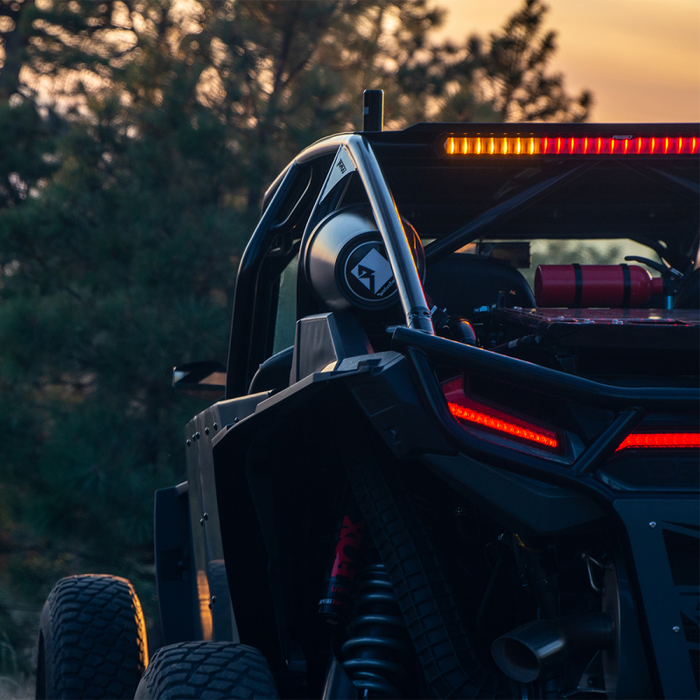 Rigid Industries Chase Rear Facing 27 Mode 5 Color LED Light Bar 28 Inch, Surface Mount Model 901802