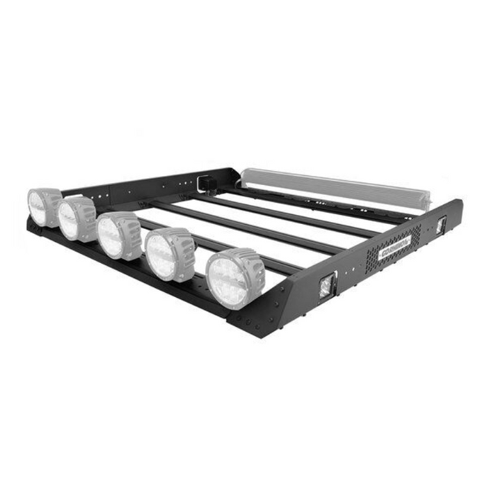 Go Rhino SRM400 48" Long x 52" Wide Fabricated Customizable Steel Basket Roof Rack Model 5934048T