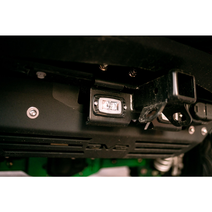 DV8 Offroad 2007-2025 Jeep Wrangler JK JKU JL JLU 2 and 4-Door Bolt-on Hitch with Lights Model AHJP-01