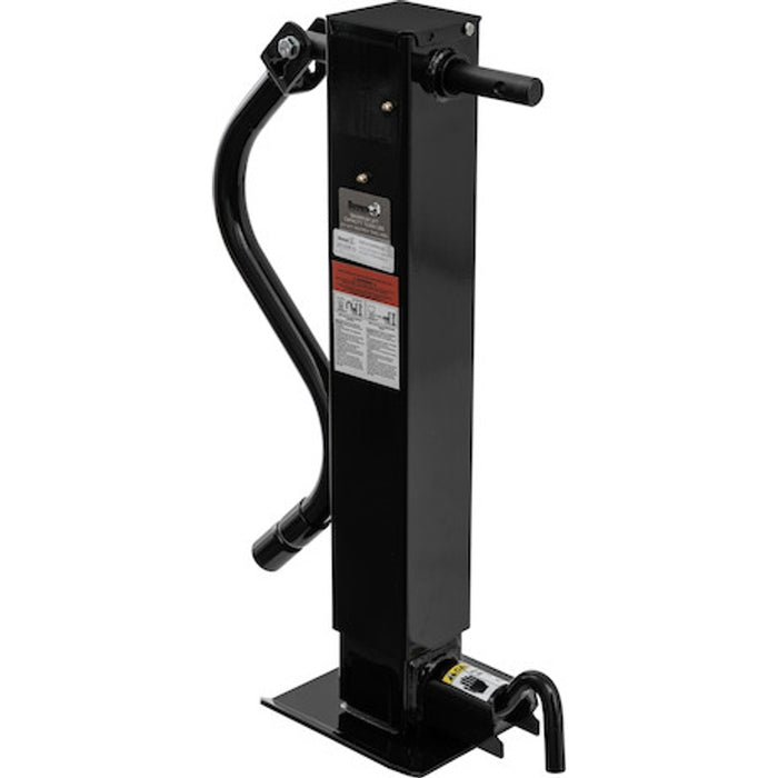 Buyers Products 12 Inch Heavy-Duty Side Pin 4 Inch Square Jack with Handle, Packaged Model 5391410HPKGD