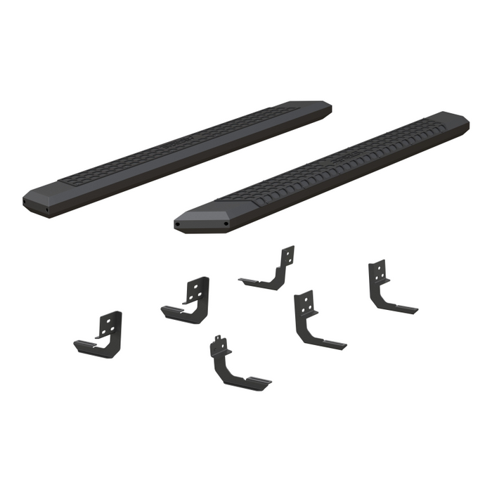 ARIES AdvantEDGE 5-1/2" x 75" Black Aluminum Running Boards Model 2556005