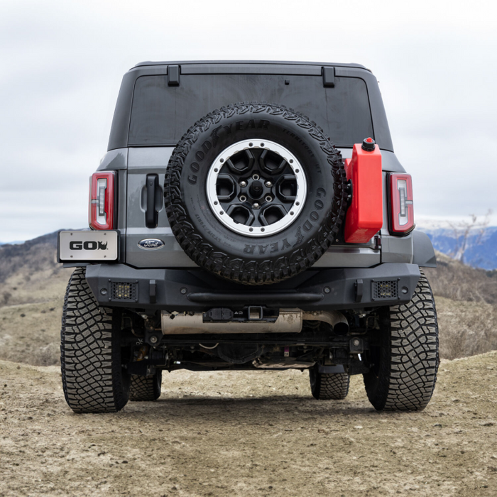 Go Rhino Rockline Rear Full Width Bumper for Ford Bronco Model 371400T