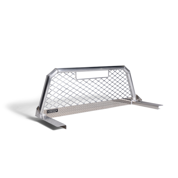 ProTech Headache Rack - 20+ Chevy Silverado Hd/Gmc Sierra Hd, Mesh 24Leg Bright Aluminum Model 57-6470-24