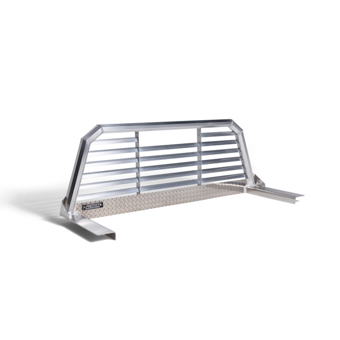 ProTech Headache Rack - 20+ Chevy Silverado Hd/Gmc Sierra Hd, Louver 24Leg Bright Aluminum Model 57-6479-24