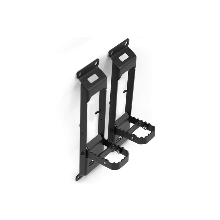 DV8 Offroad 2007-2025 Jeep Gladiator JT Wrangler JK, JKU, JL, JLU Hinge Mounted Steps Model STJL-04