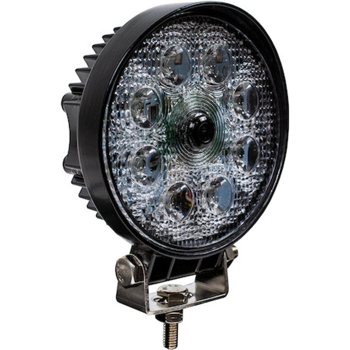 Buyers Products Round LED Flood Light with Built-In Backup Camera Model 8883110