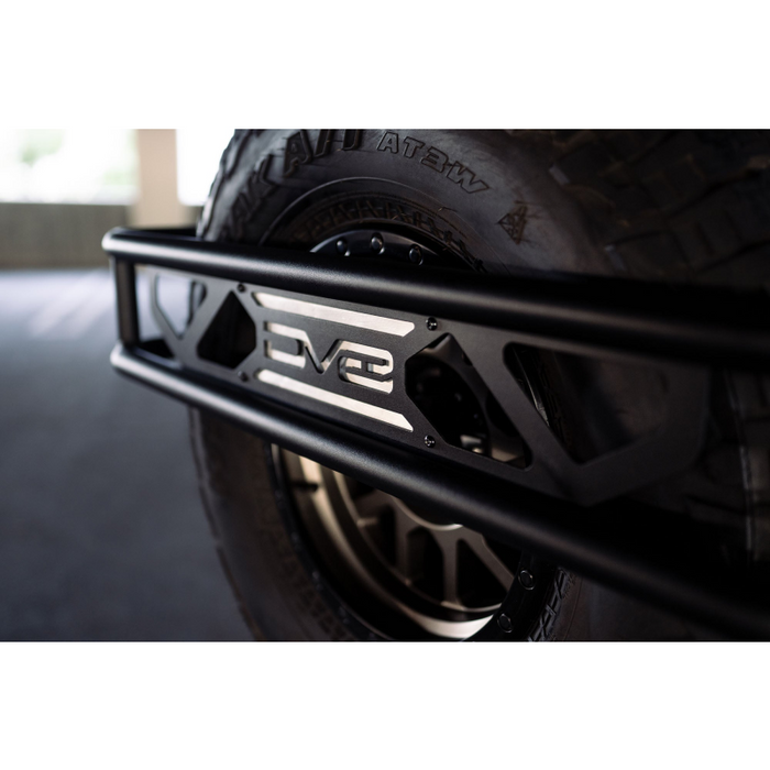 DV8 Offroad 2021-2025 Ford Bronco Spare Tire Guard , Accessory Mount Model TCBR-01