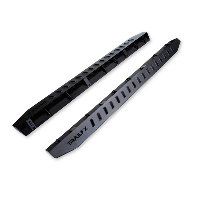 TrailFX Overland Running Boards Black Steel Model ORB006