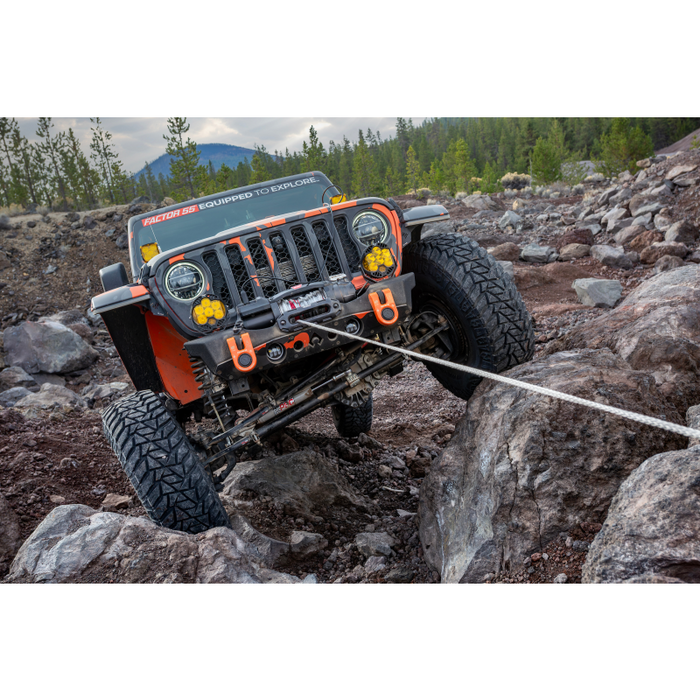 Warn Zeon XC 14-S Pull Capacity 14000 Pounds 3/8 Inch X 80 Ft Of Spydura Synthetic Rope Model 110514