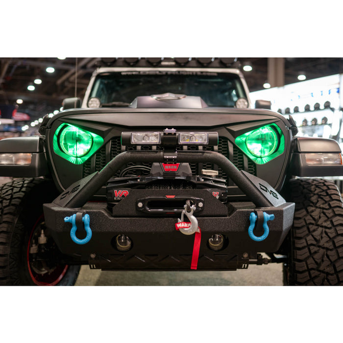 DV8 Offroad 2018-2025 Jeep Gladiator JT Replacement Grille Black Model GRJL-01