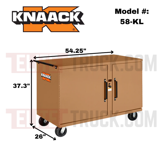 Knaack STORAGEMASTER® Rolling Work Bench Cabinet Model 58-KL