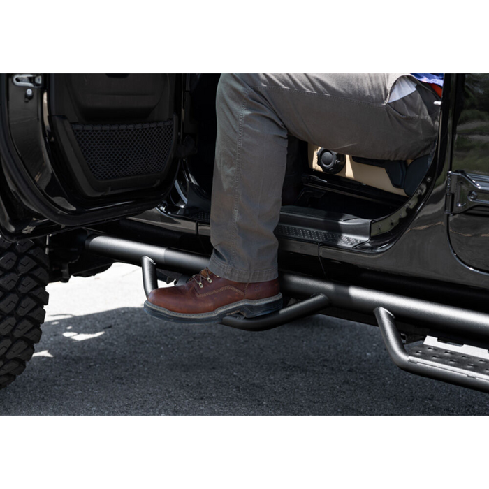 N-Fab Side Steps RS Textured Black Steel Model 321415622