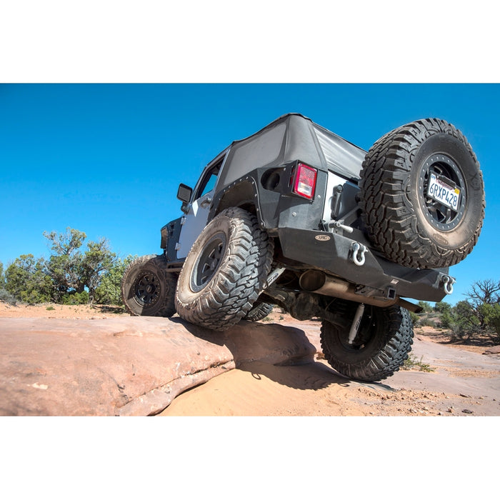 Smittybilt XRC RR Bumper W/HITCH TIRE JK 2/4DOOR Model 76856