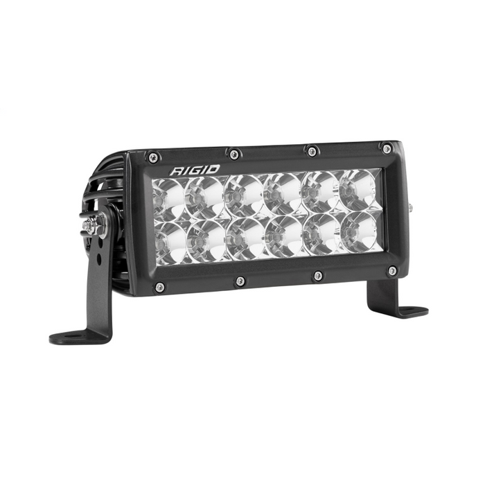 Rigid Industries E-Series PRO LED Light, Flood Optic, 6 Inch, Black Housing Model 106113