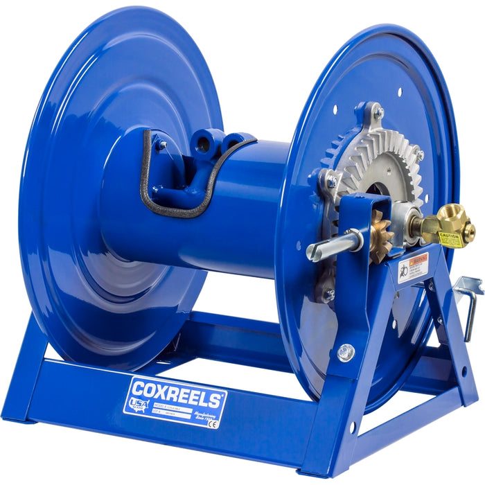 Coxreels 1275 Series Bevel Geared Hand Crank Dual Hose Reel 1 in. x 150 ft. - No Hose 3000 PSI Model 1275-6-150-C