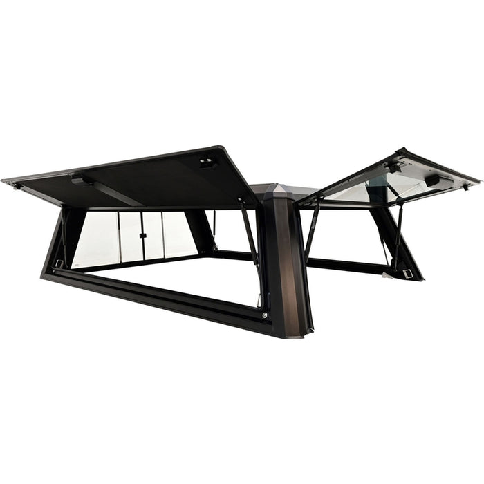 Westin EXP Truck Cap with Sliding Front Glass Matte Black Model 16-14685S