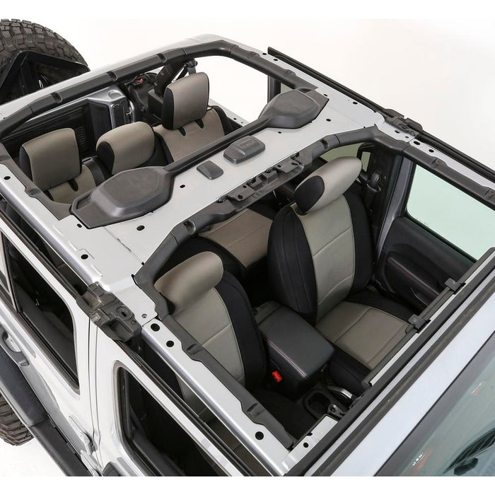 Smittybilt Neoprene Seat Cover Set Front/Rear – Charcoal Gen 1 (2018+ JLU) Model 472122