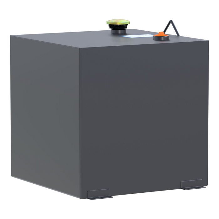 UWS Matte Black 53-Gallon Rectangle Steel Transfer Tank Model ST-53-R-MB