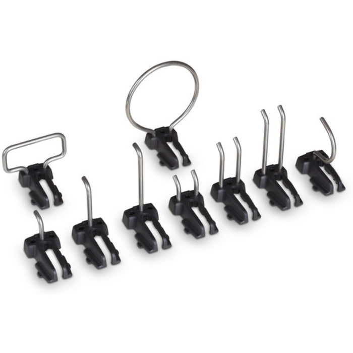 Sortimo Hook Set For Tools 9 Piece Aluminium Side Panel  9 In x 8 In x 2 In Model 6000002437