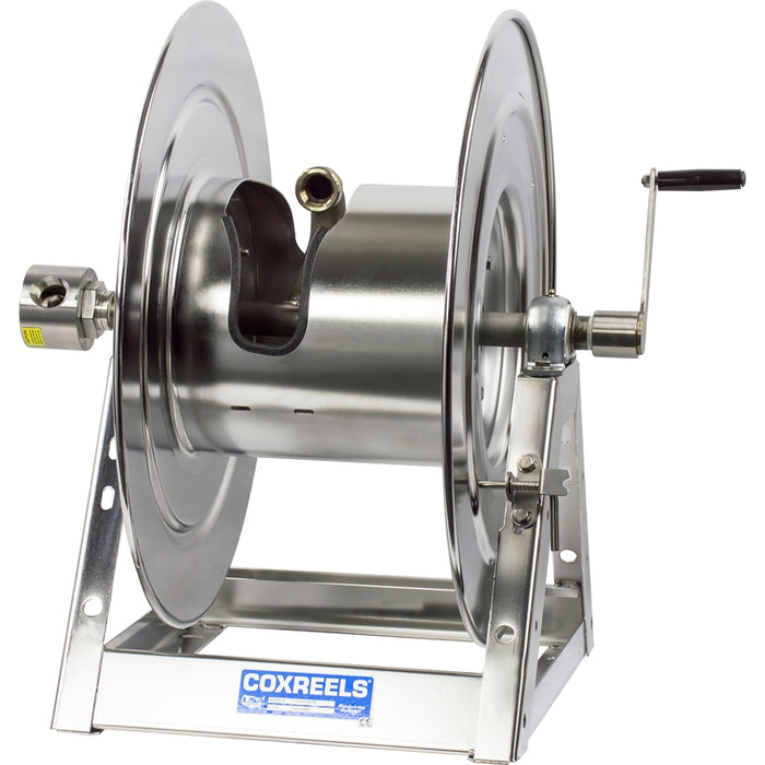 Coxreels 1175-SS Series Stainless Steel Hand Crank Hose Reel 1 in. x 200 ft. 3000 PSI - No Hose Model 1175-6-200-SS