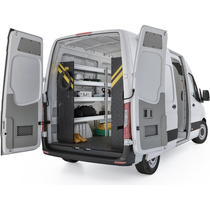 Ranger Design Contractor Van Shelving Package for Mercedes Sprinter High Roof 144" Wheelbase Model DHS-10