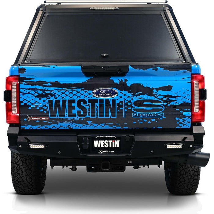 Westin EXP Truck Cap with Solid Front Glass Matte Black Model 16-14685