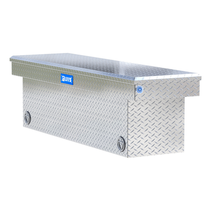 UWS 69" Bright Aluminum Deep Push Button Crossover Truck Tool Box Model TBSD-69-PB