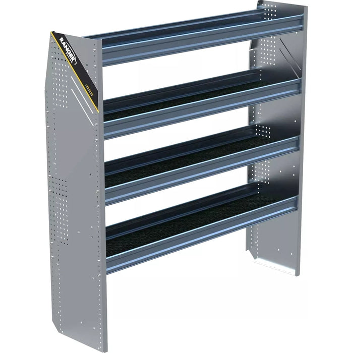 Ranger Design N5 4 Tray Aluminum Van Shelving for High Roof Vans 16"x60"x62" - 12 Bulk Pack Model N5-RA60-4x12