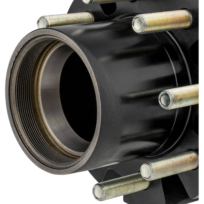 CURT Threaded Trailer Idler Hub Assembly - 12,000-lb. 8 on 6-1/2", 16-17-1/2" Wheel Size, 5/8" Studs Model 2024029112